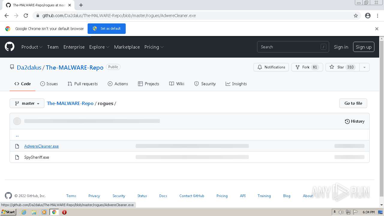 Malware Analysis Https://github.com/Da2dalus/The-MALWARE-Repo Malicious ...