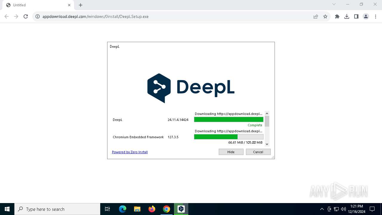 Malware analysis appdownload.deepl.com/windows/0install/DeepLSetup.exe ...