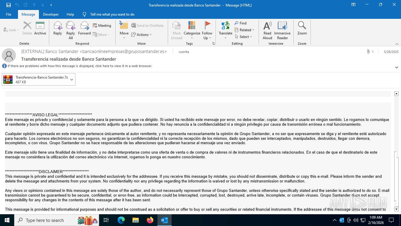 Malware analysis demo-sample.msg Malicious activity | ANY.RUN - Malware ...