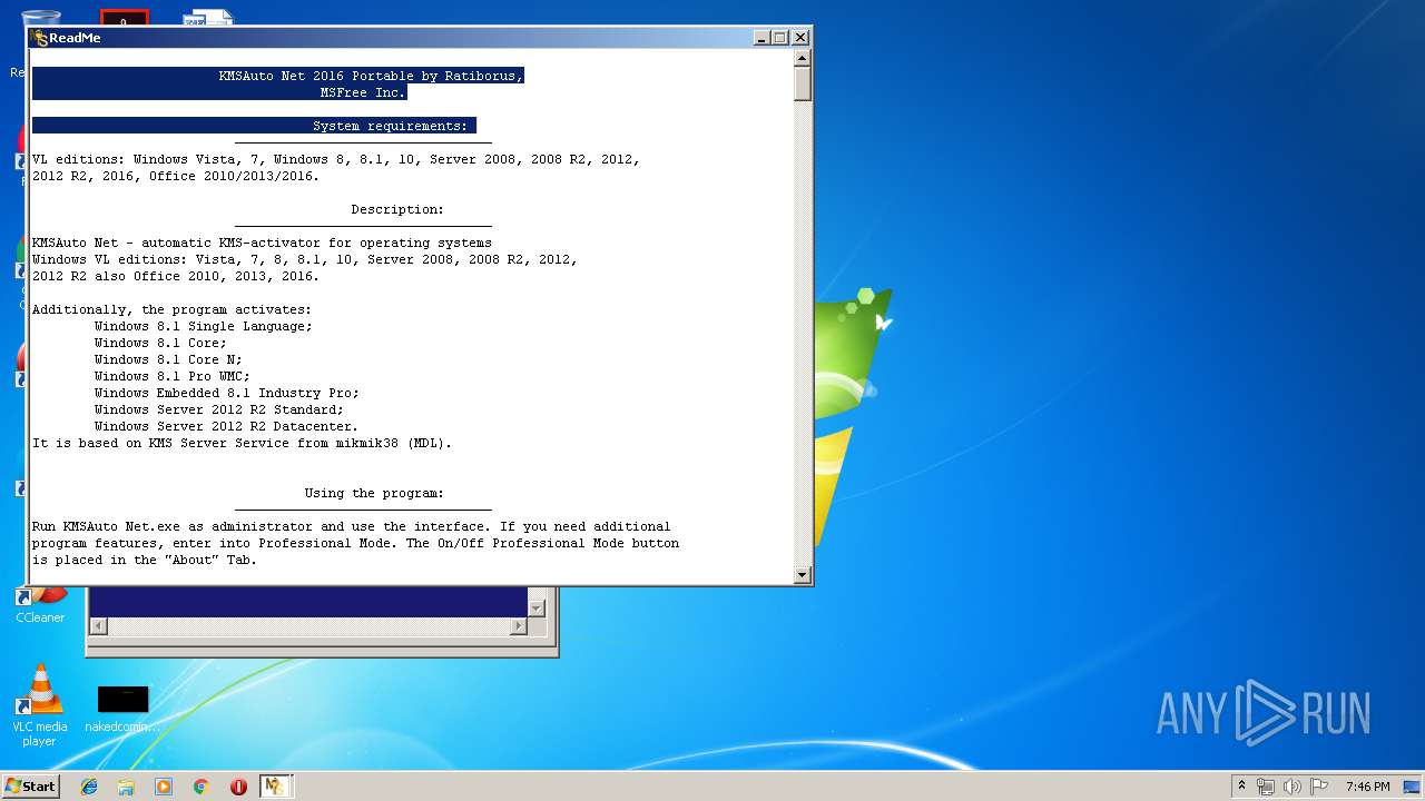 Malware analysis KMSAuto Net.exe Malicious activity | ANY.RUN - Malware  Sandbox Online