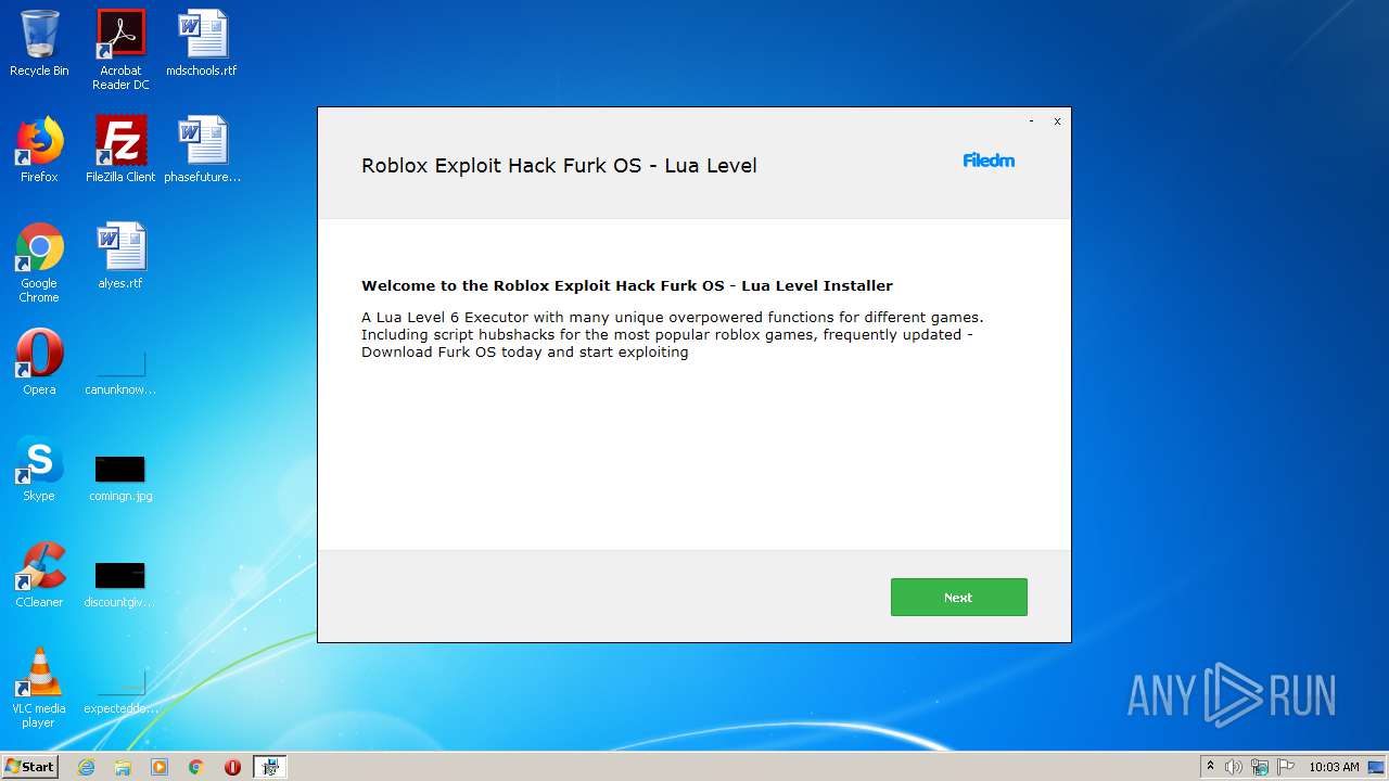 7b51e5414fe2ca3dd622f8bf6d5876d24760324cd2838ba2fb44598293104caf Any Run Free Malware Sandbox Online - roblox exploit api dlls level 6