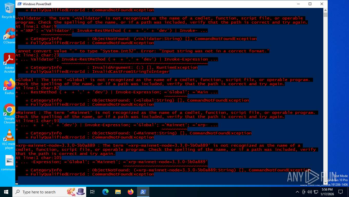 Malware analysis test.ps1 Malicious activity | ANY.RUN - Malware ...