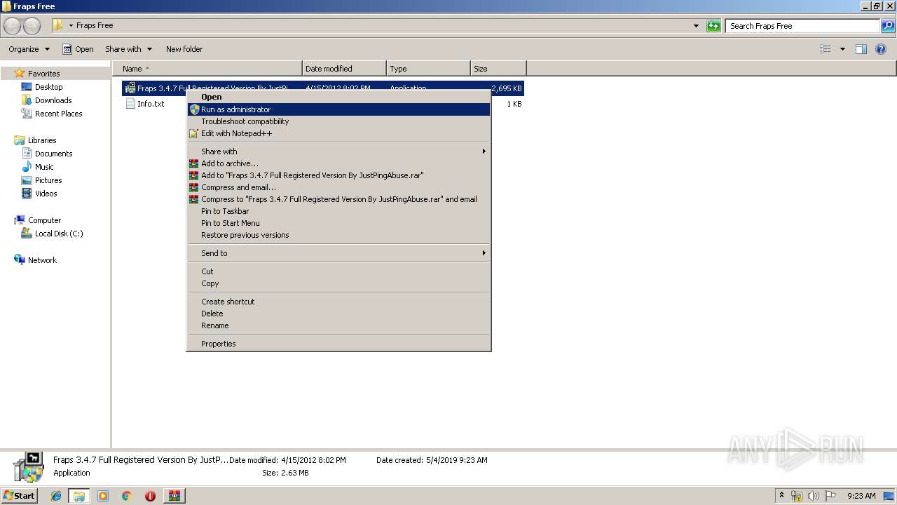Malware Analysis 8.Zip Malicious Activity | ANY.RUN - Malware.