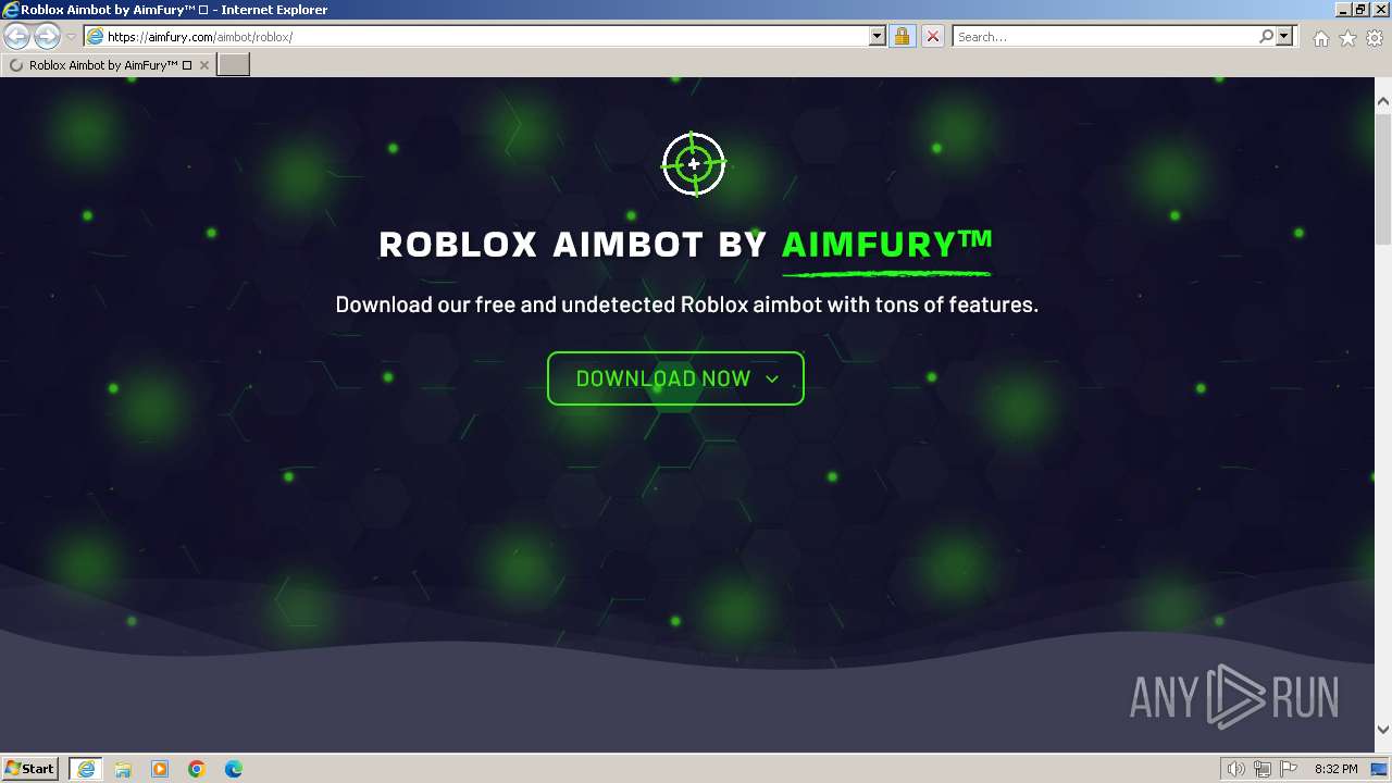 Malware analysis https://aimfury.com/aimbot/roblox/ Malicious 