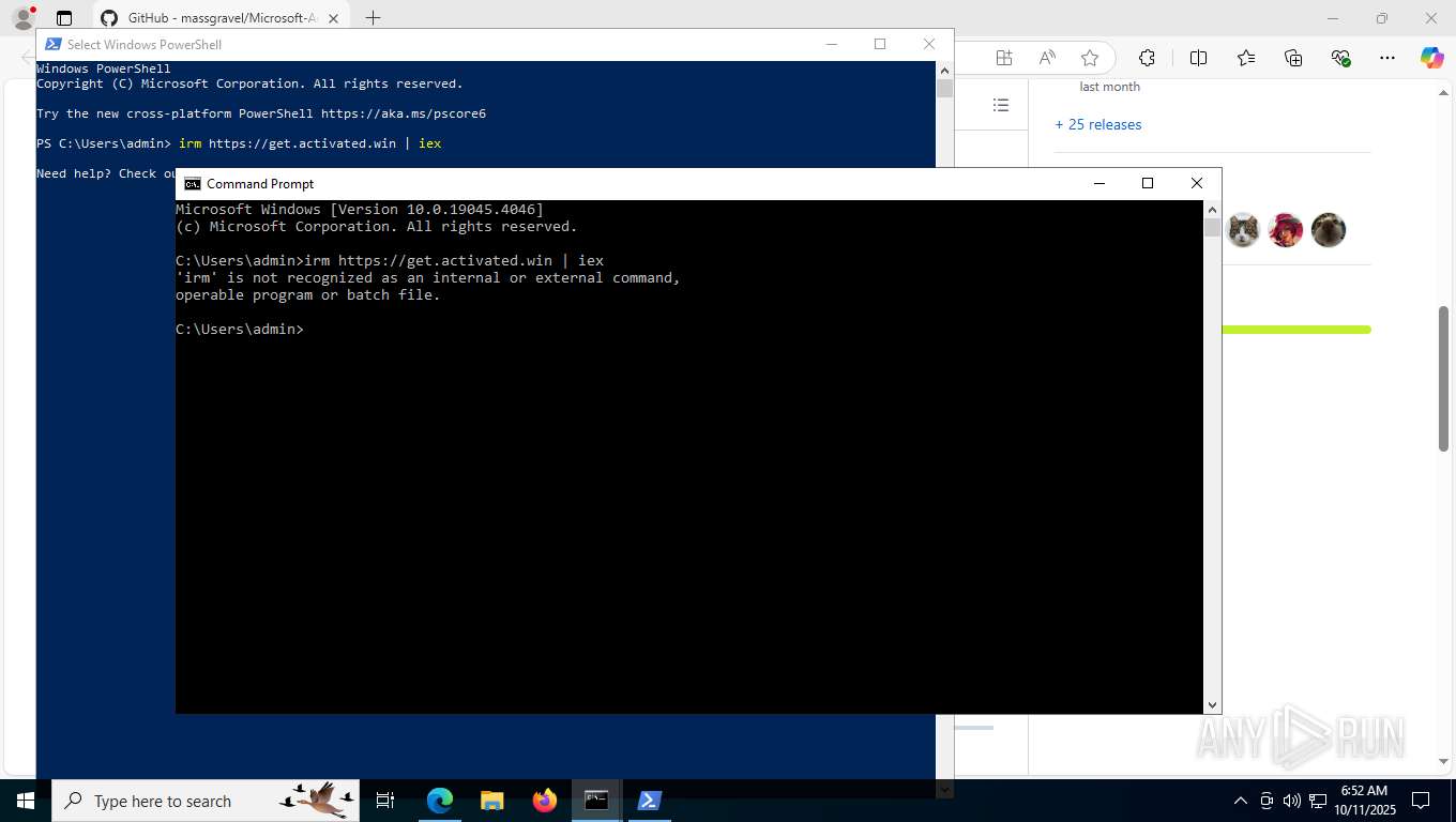 Malware analysis https://github.com/massgravel/Microsoft-Activation ...