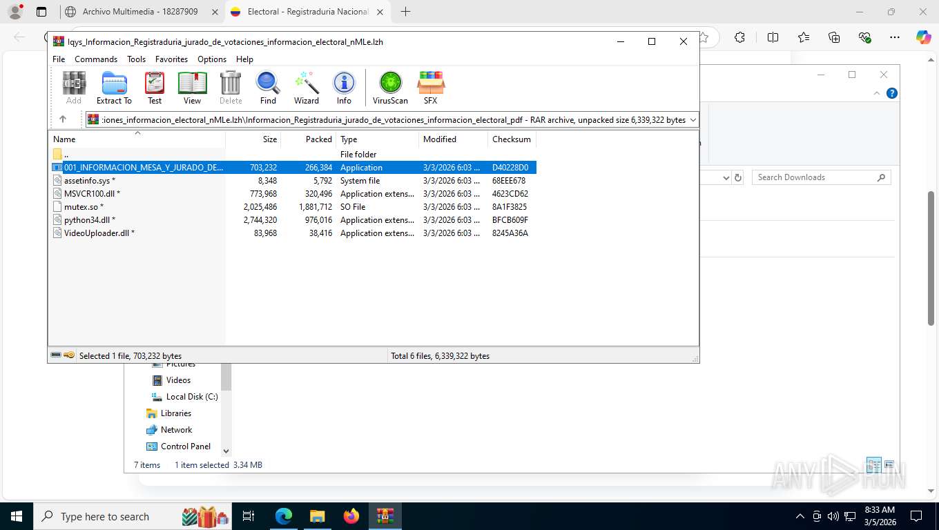 Malware analysis 24474483386.zip Malicious activity | ANY.RUN - Malware ...