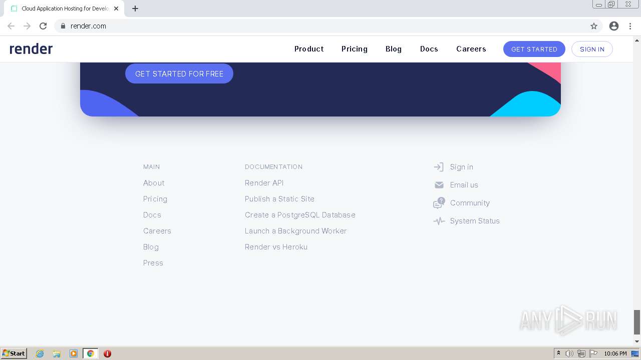 Onrender System https://onrender.com | ANY.RUN - Free Malware Sandbox Online