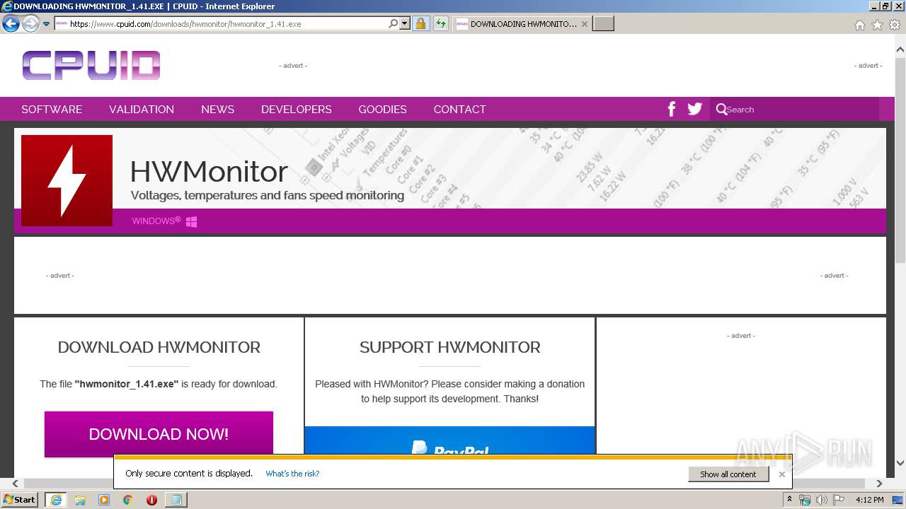 Malware analysis hwmonitor_1.40.exe Malicious activity ANY.RUN