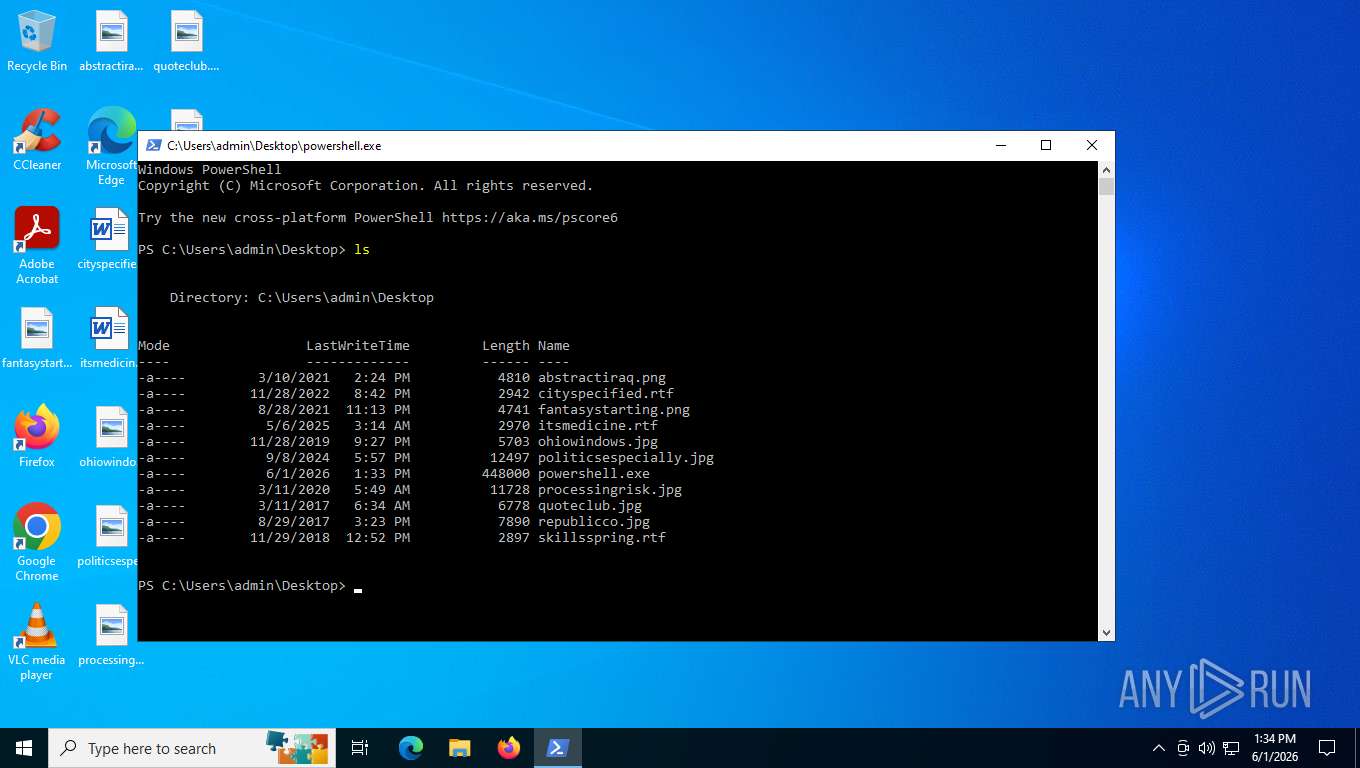 Malware analysis powershell.exe Malicious activity | ANY.RUN - Malware ...