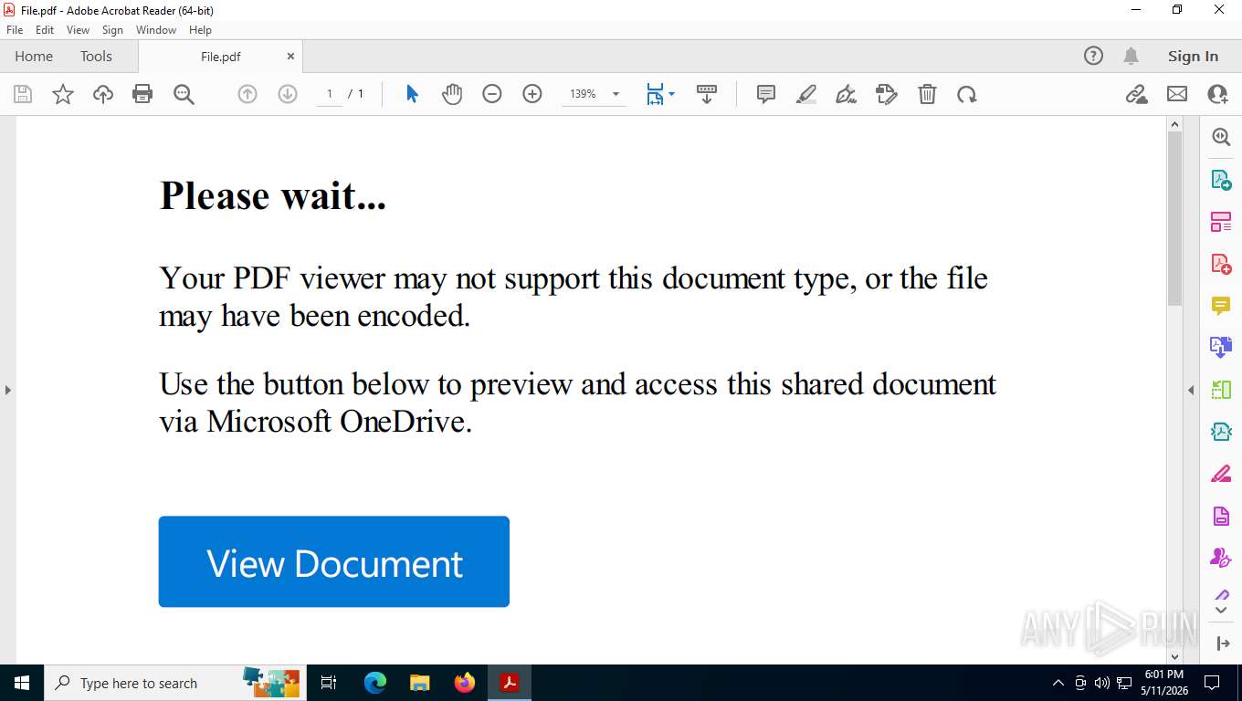 Malware analysis File.pdf Malicious activity | ANY.RUN - Malware ...