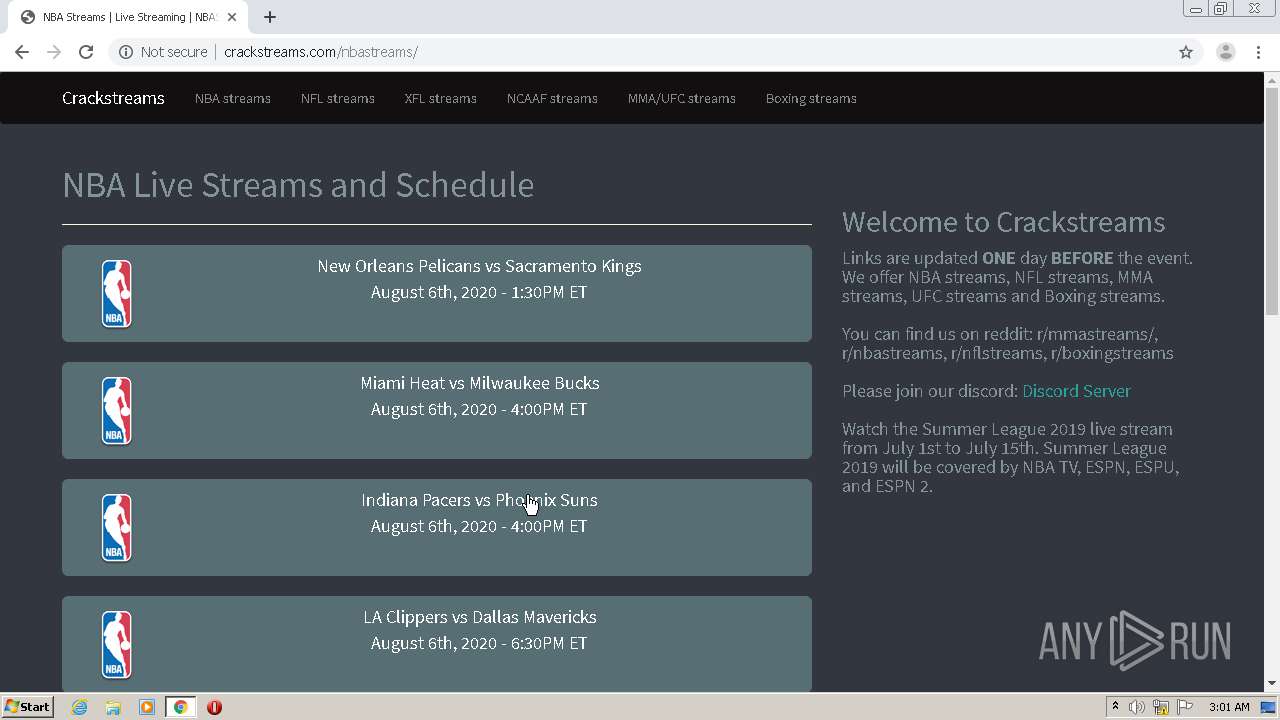 Malware analysis http nbastreams123.xyz nba nop 1.php Malicious