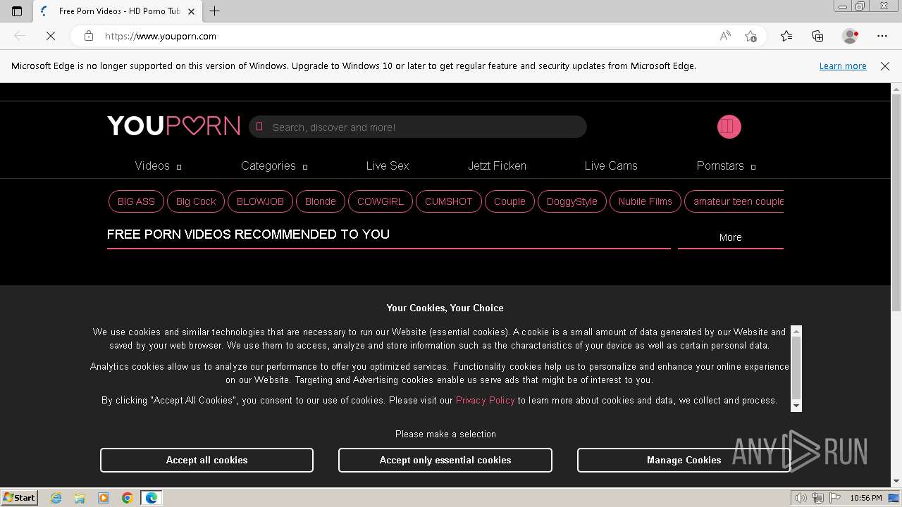 Malware analysis www.youporn.com Malicious activity | ANY.RUN - Malware  Sandbox Online