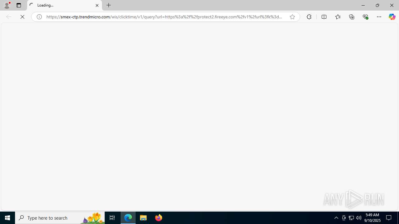 Malware analysis https://smex-ctp.trendmicro.com:443/wis/clicktime/v1 ...