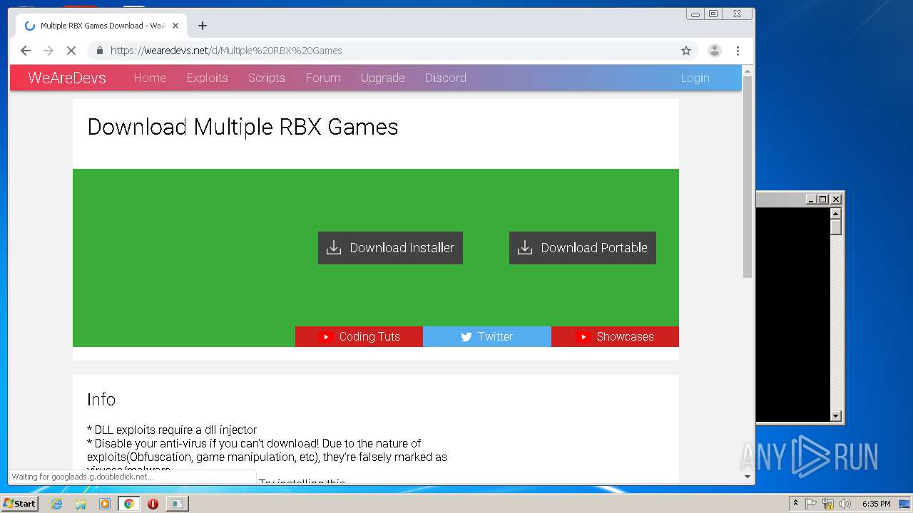 6142f32d2be0468aaccf6e6a227322103bc6aa29383c03365c8640e62d057553 Any Run Free Malware Sandbox Online - how to use multiple rbx games