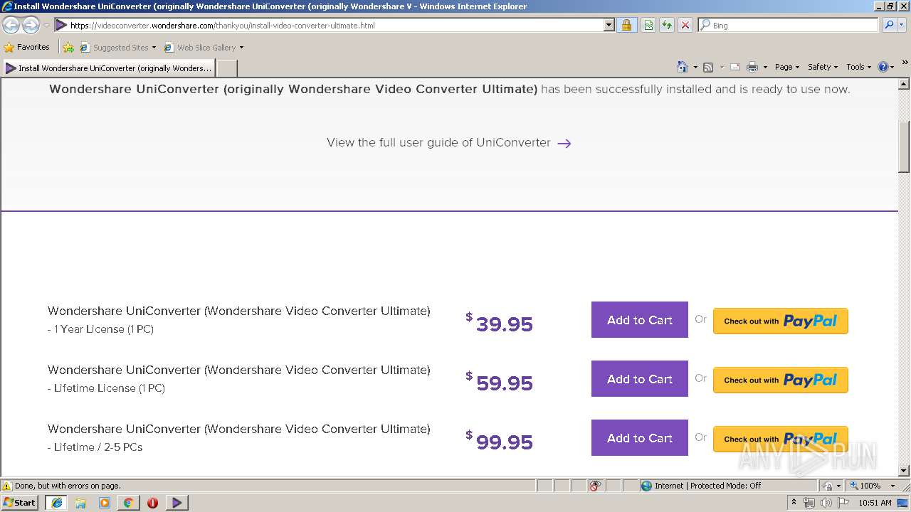 is wondershare video converter ultimate safe