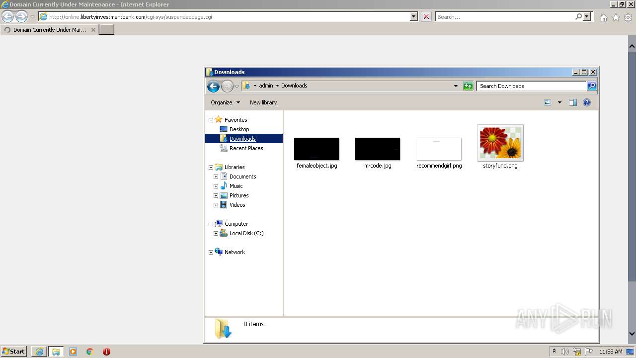 Malware Analysis Http online libertyinvestmentbank cgi sys