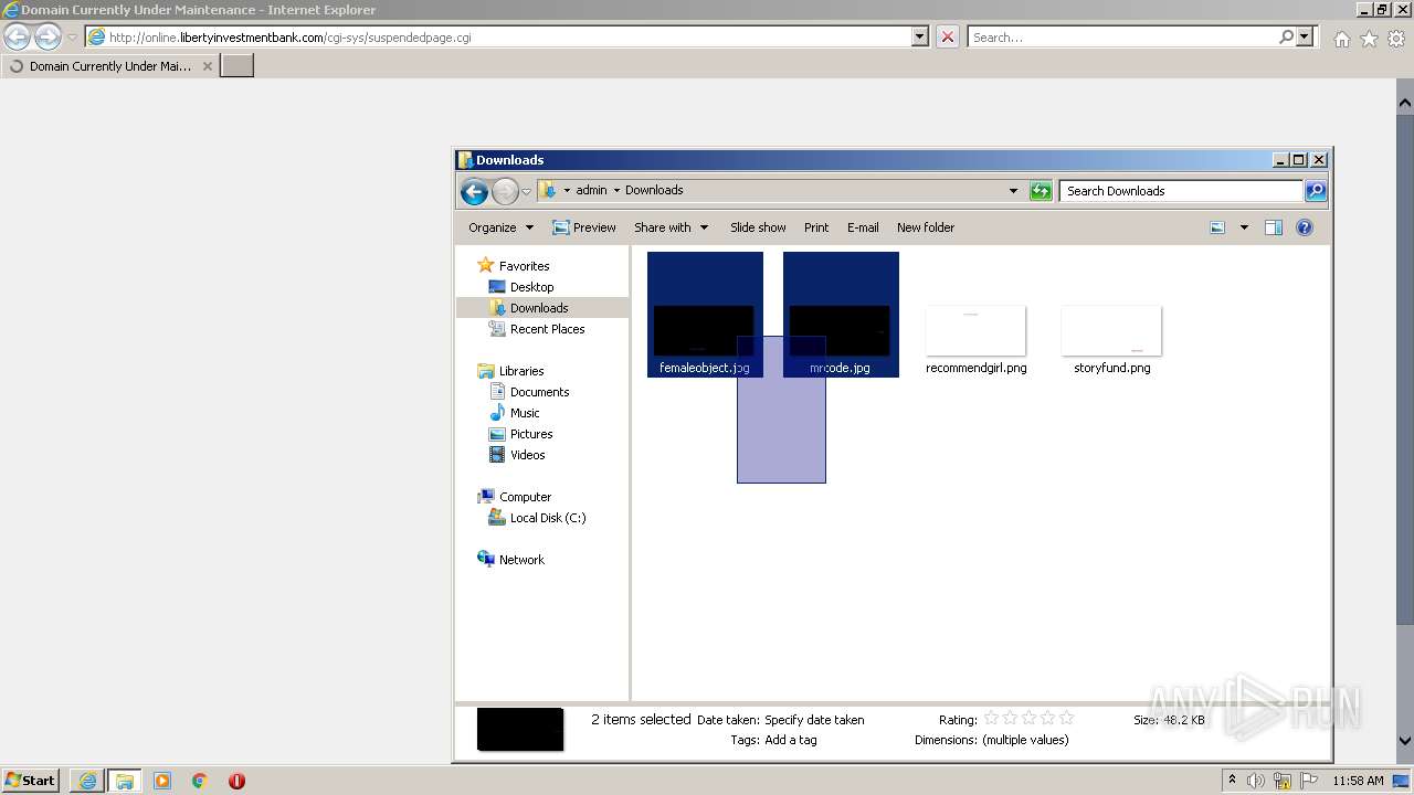 Malware Analysis Http online libertyinvestmentbank cgi sys