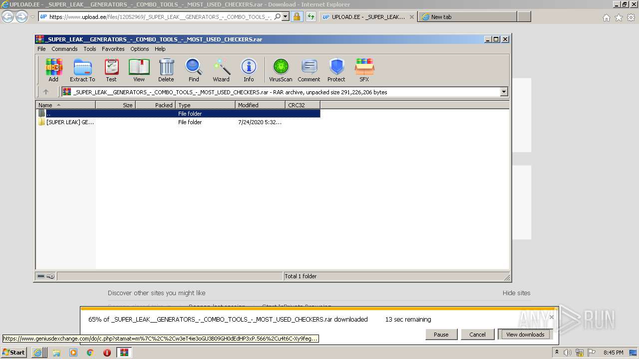 Www Upload Ee Files Super Leak Generators Combo Tools Most Used Checkers Rar Html Any Run Free Malware Sandbox Online