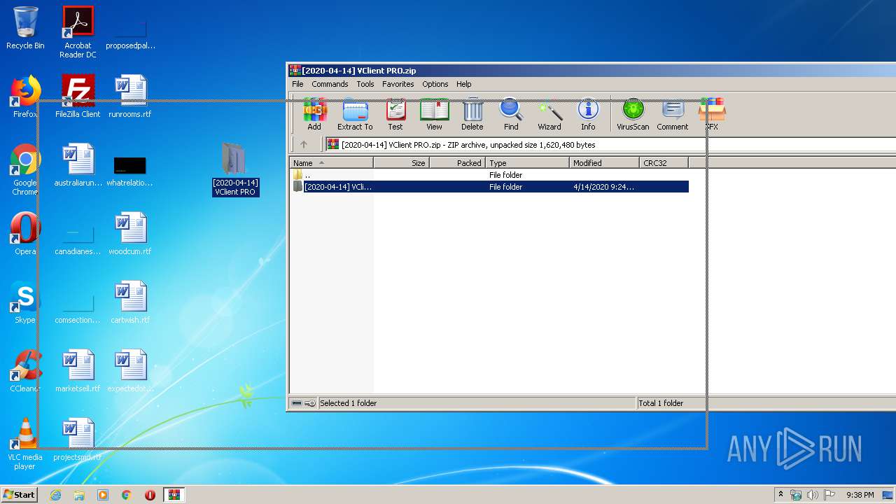 Analysis [2020-04-14] VClient PRO.zip (MD5 ...