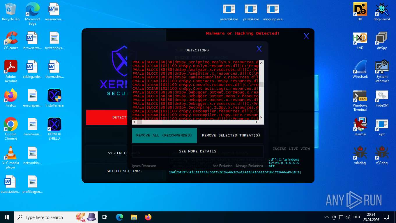 Malware analysis Installer.exe Malicious activity | ANY.RUN - Malware ...