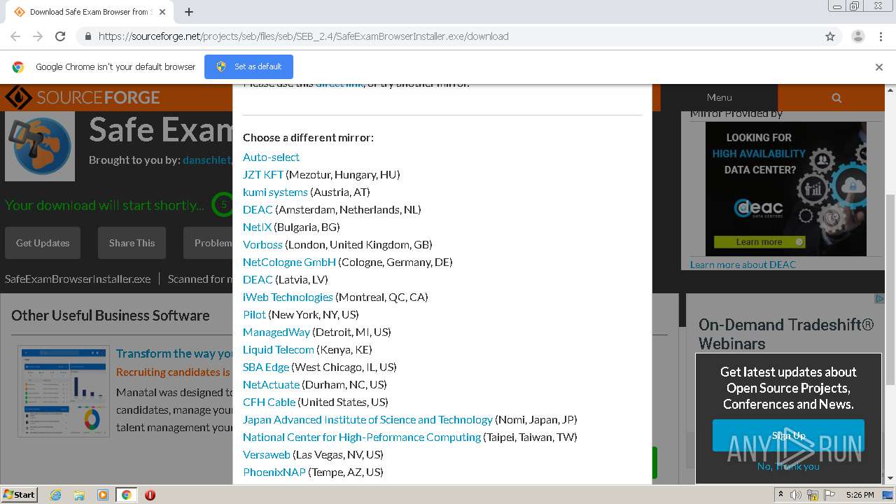 Malware analysis https://sourceforge.net/projects/seb/files/seb/SEB_2.4 ...