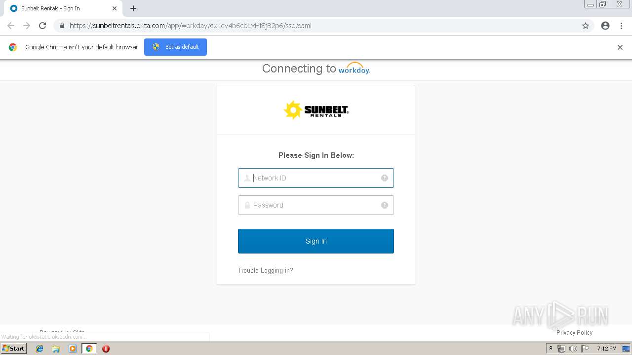 Malware analysis  https://www.myworkday.com/sunbeltrentals/email/inst/779$4846478/rel-task/2997$4086.htmld  No threats detected | ANY.RUN - Malware Sandbox Online