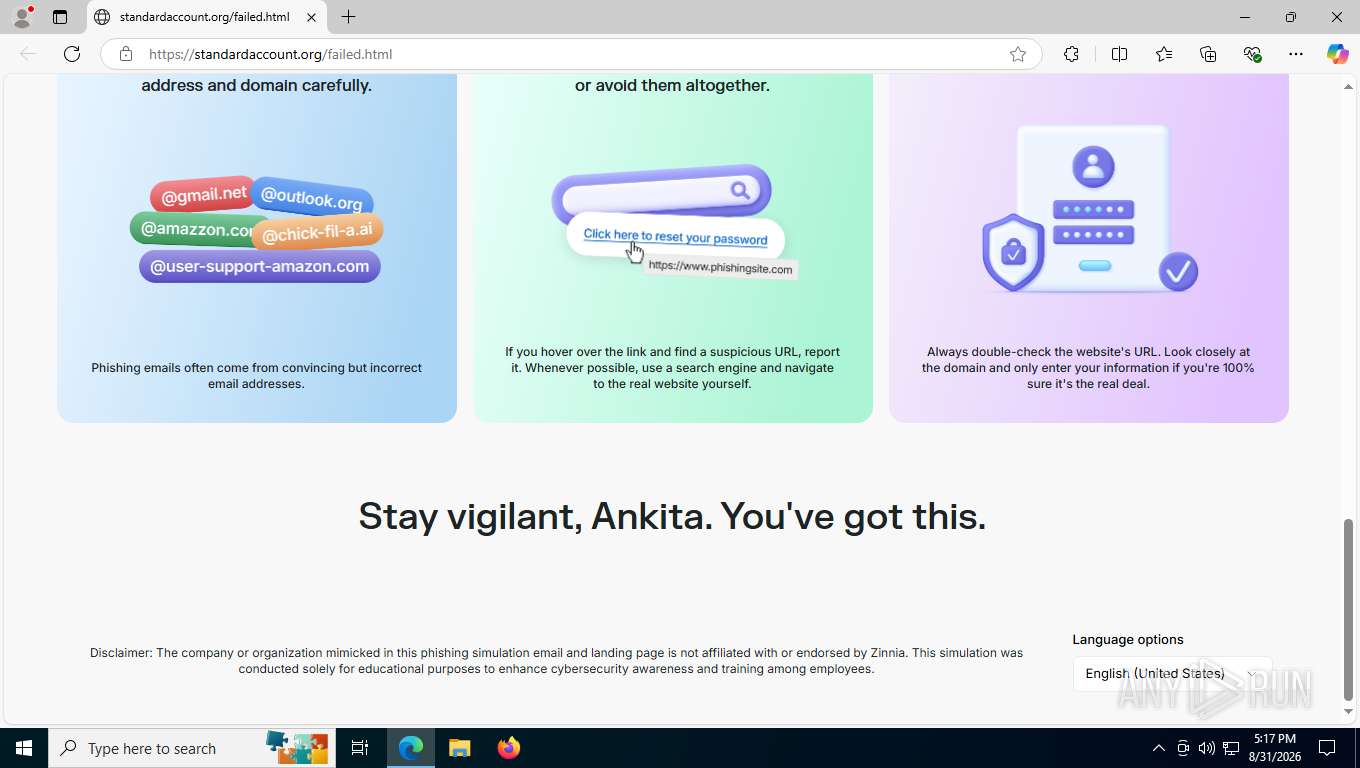 Malware analysis https://standardaccount.org/v1/cs/6be92f8a-ae87-4500 ...