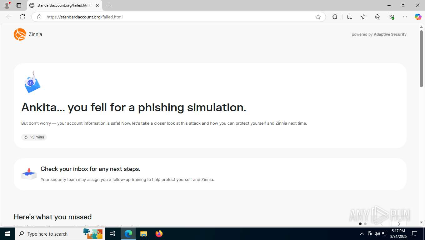 Malware analysis https://standardaccount.org/v1/cs/6be92f8a-ae87-4500 ...