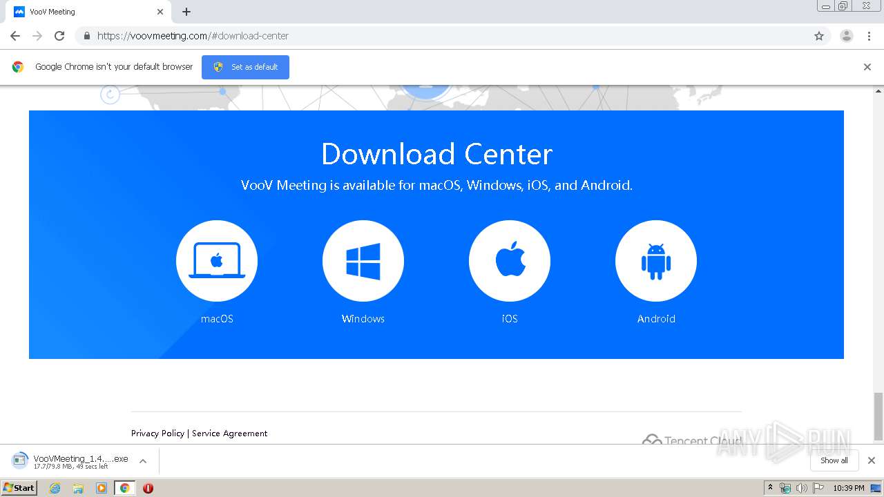 Voovmeeting Com Any Run Free Malware Sandbox Online