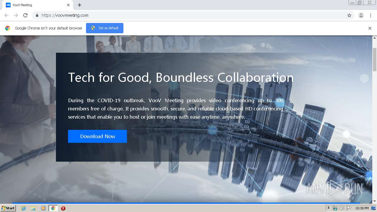 Https Voovmeeting Com Any Run Free Malware Sandbox Online