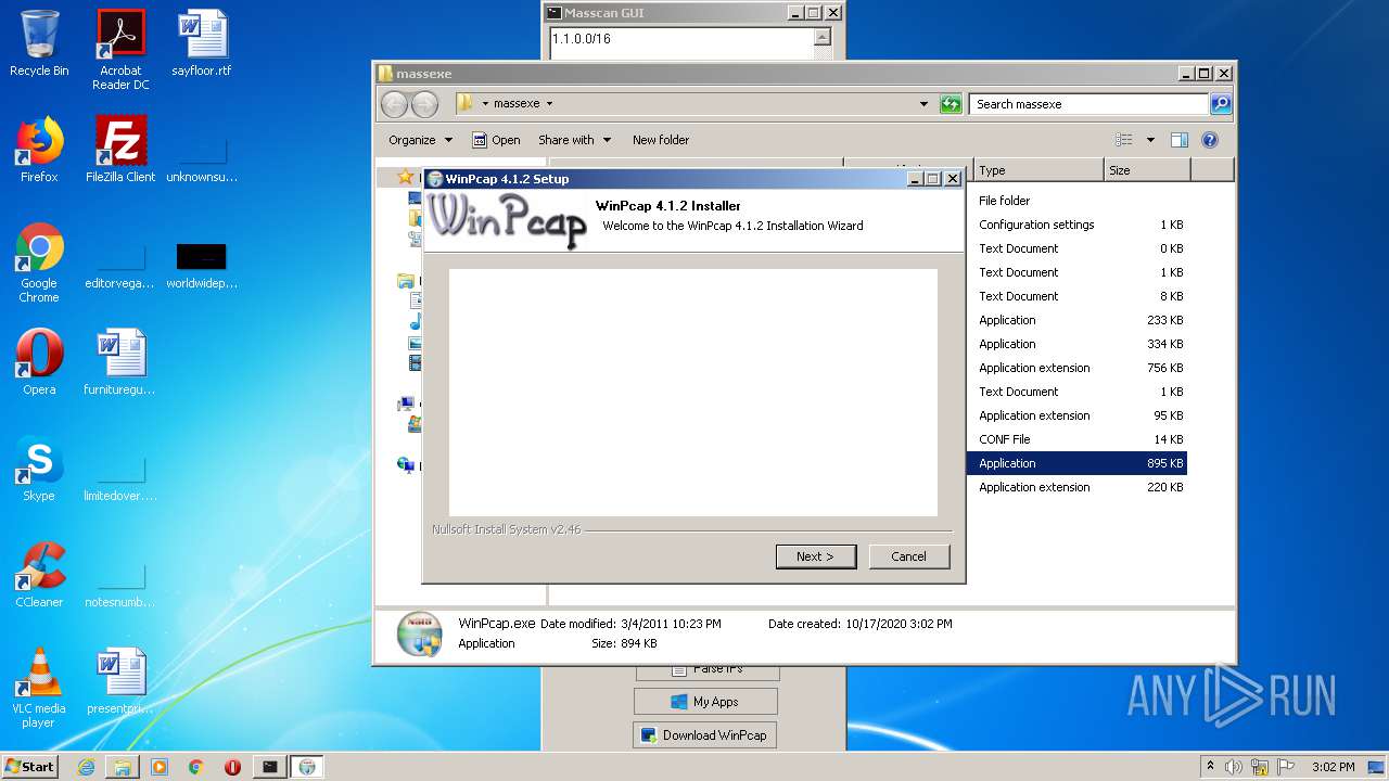 winpcap start driver manually