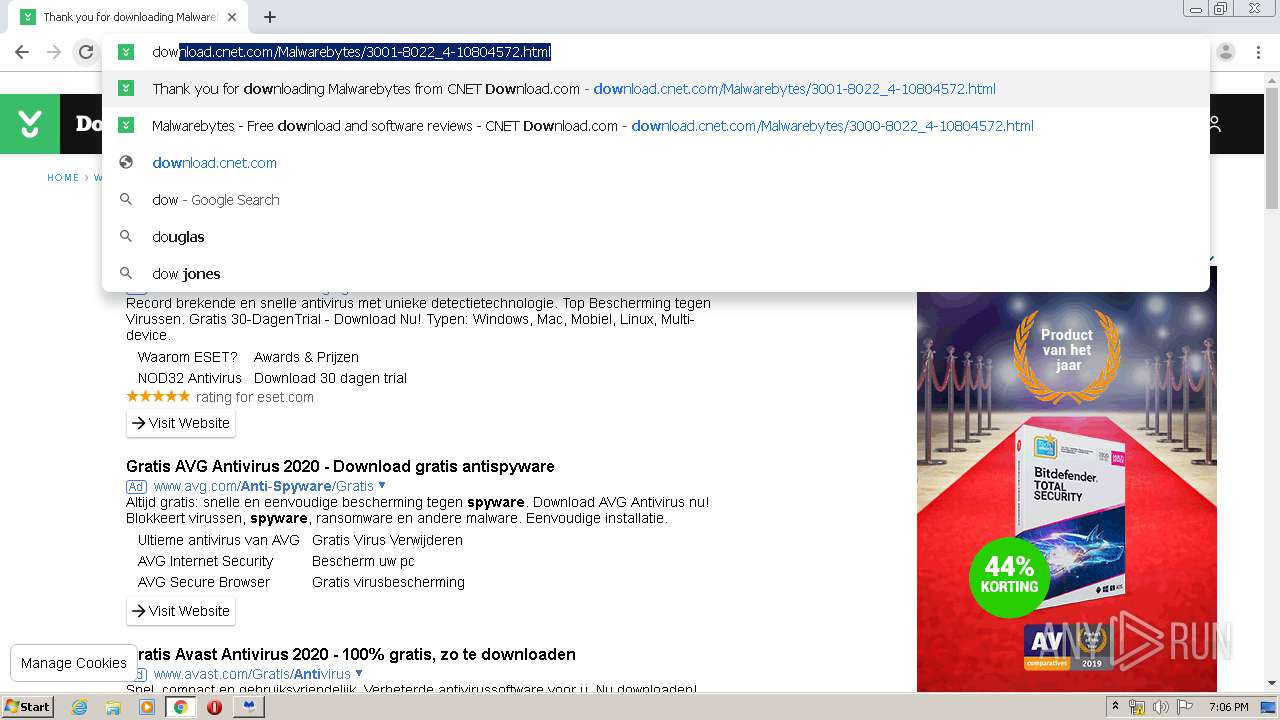 Malware analysis https://download.cnet.com/Malwarebytes/3000 ...
