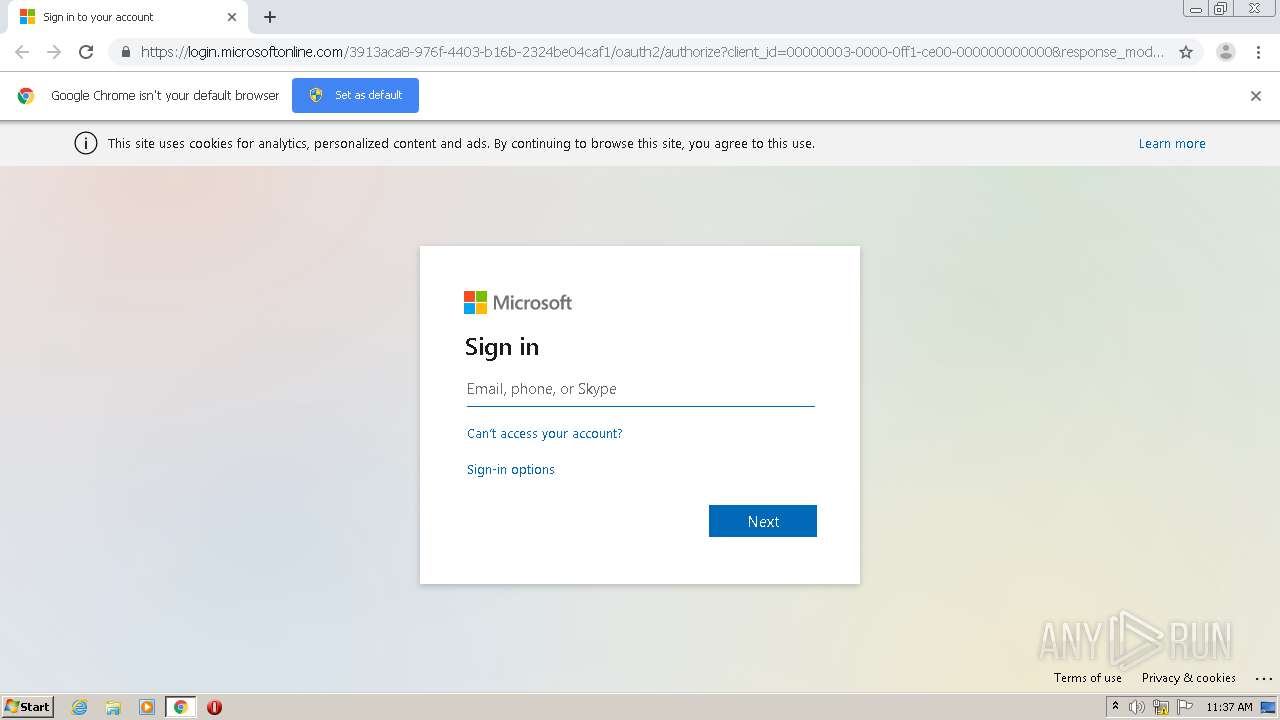 Malware Analysis Https://login.microsoftonline.com/3913aca8-976f-4403 ...