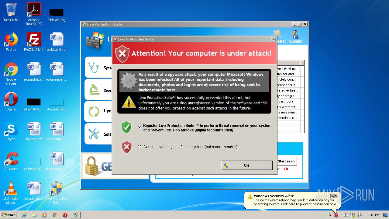 Malware analysis  Malicious activity
