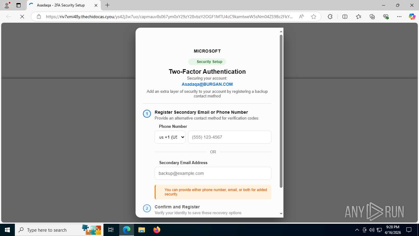 Malware analysis https://login.microsoftonline.com/common/oauth2/v2.0 ...