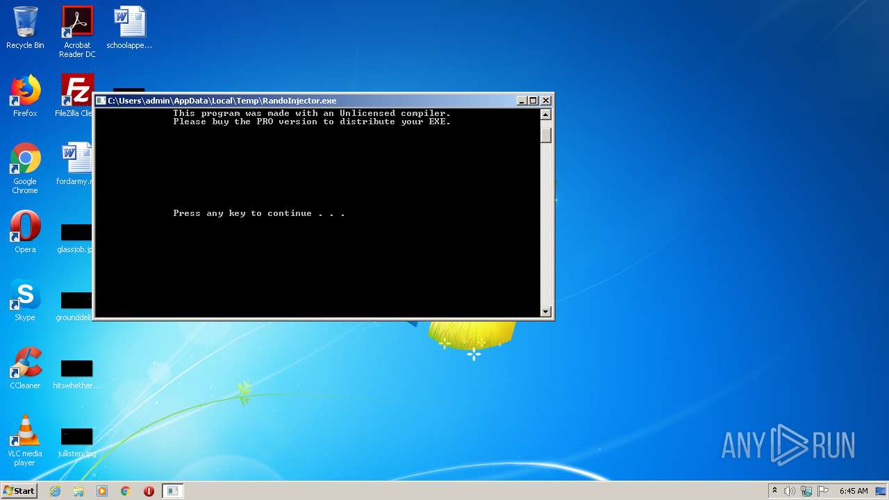 this program was made with an unlicensed compiler this program was made with an unlicensed compiler