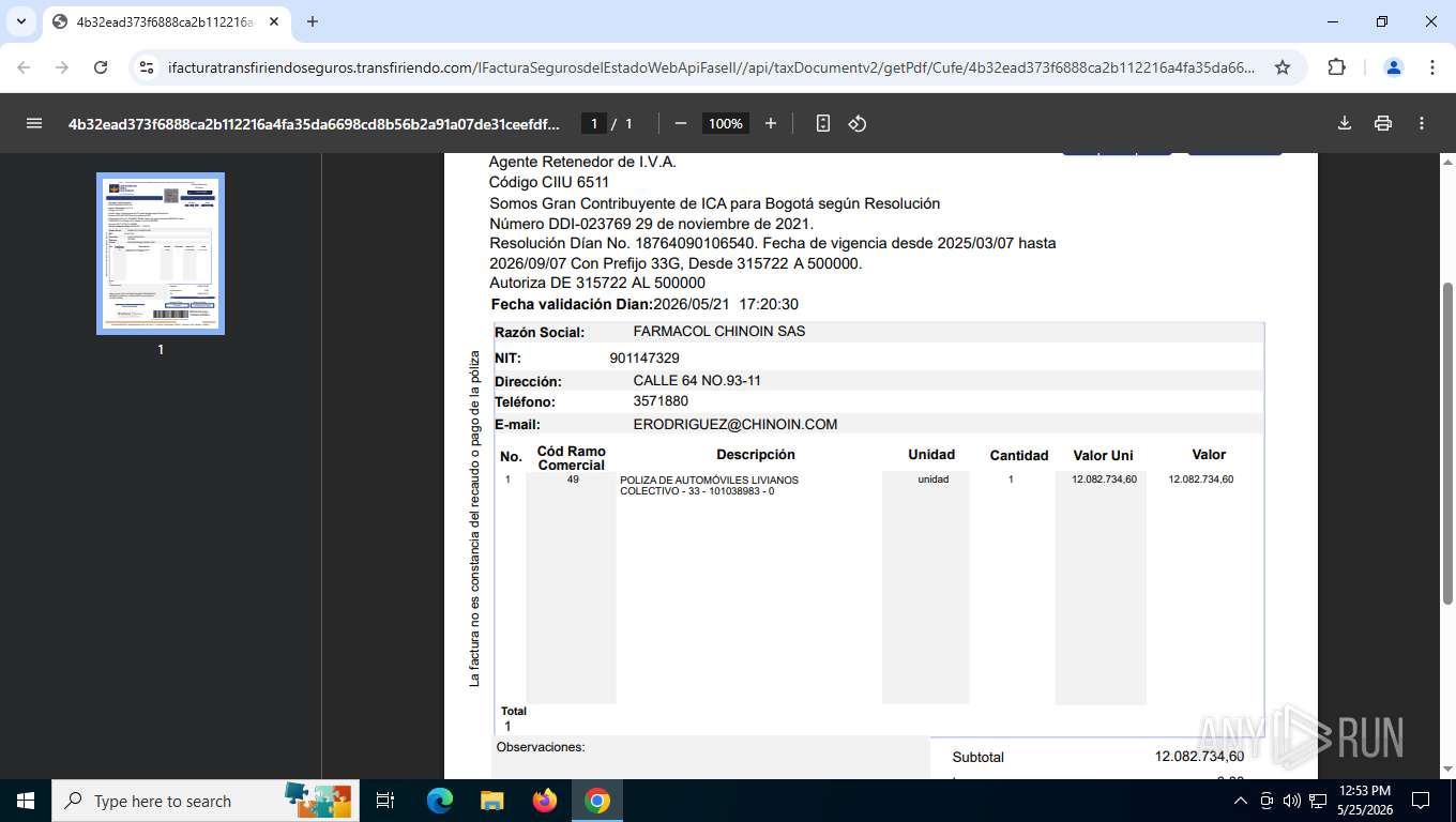 Malware analysis https://nam11.safelinks.protection.outlook.com/?url ...