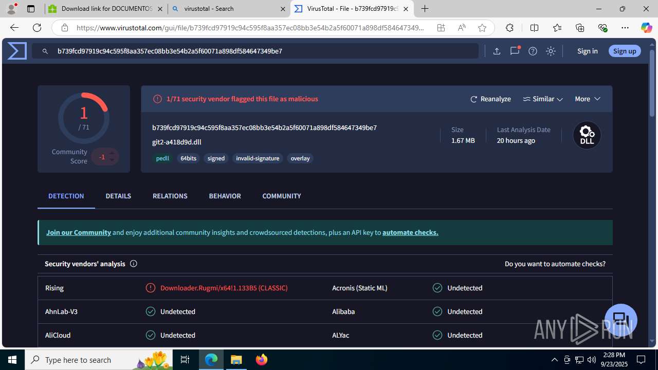 Malware analysis https://ipsmutualsas.acmbtrc.com/url/ver/866820598 ...