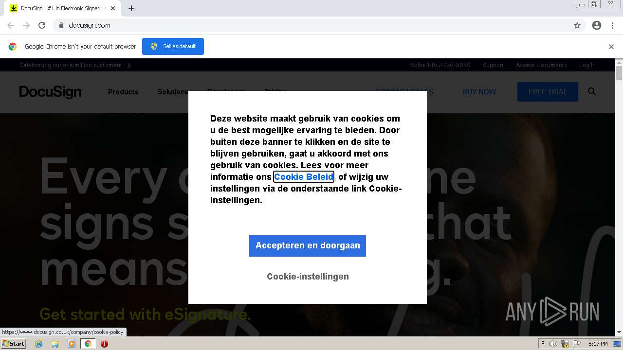 Malware analysis http://DocuSign.com Malicious activity | ANY.RUN ...