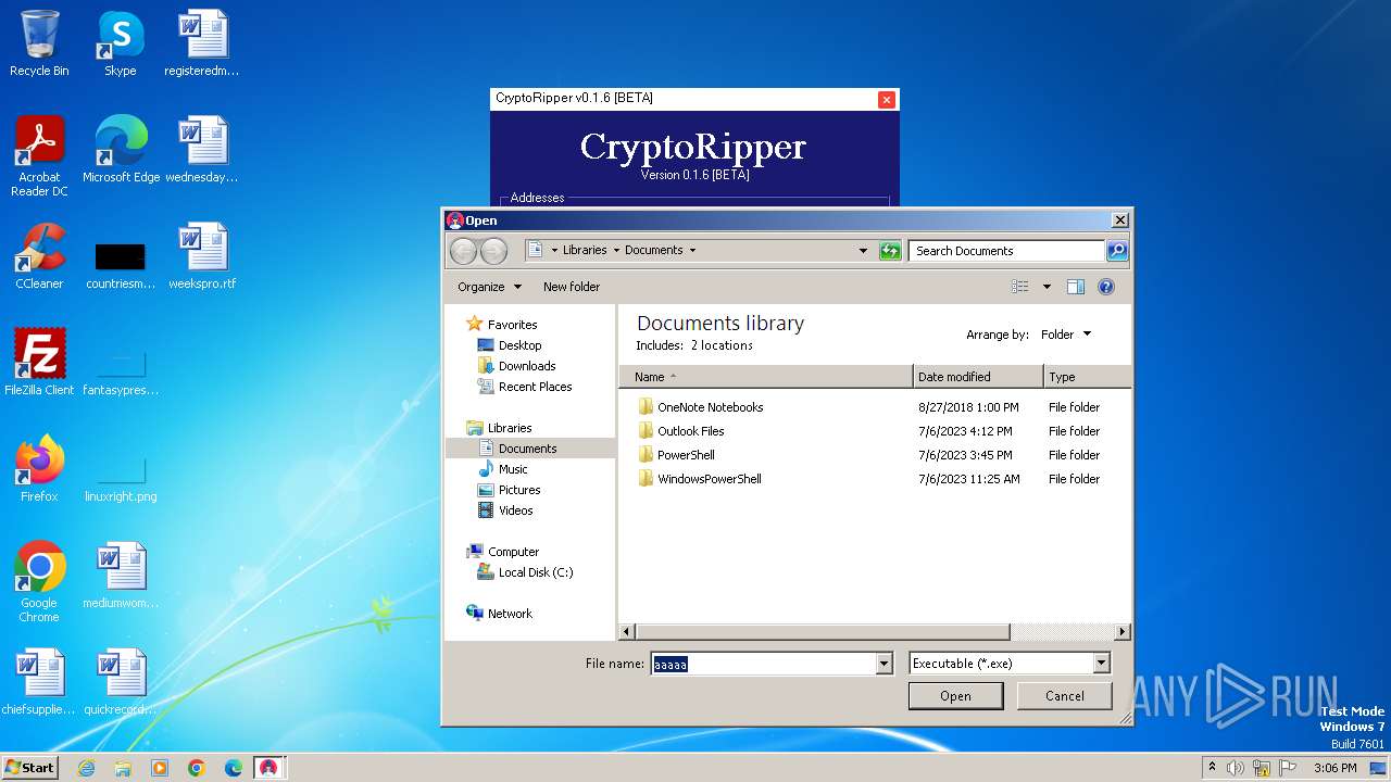 Malware analysis CryptoRipper.exe Malicious activity | ANY.RUN - Malware  Sandbox Online