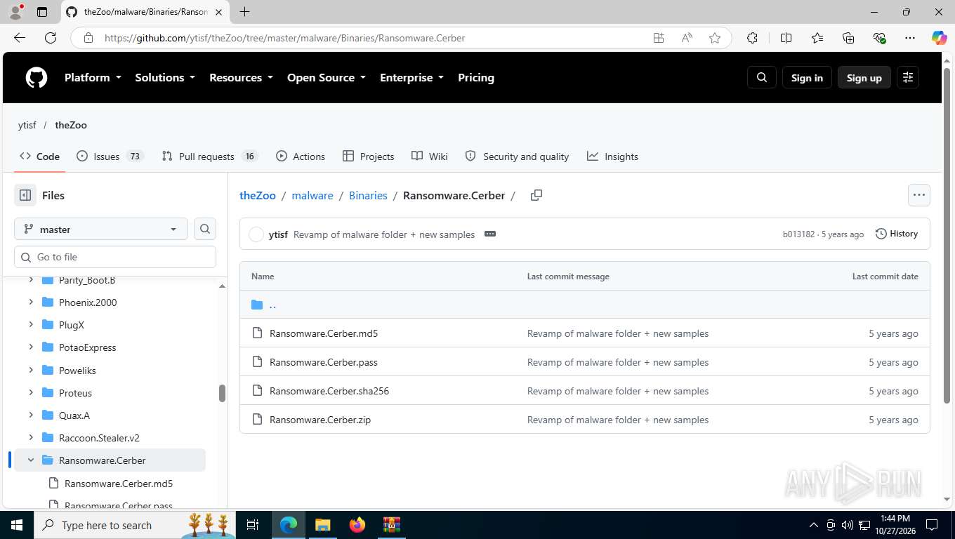 URL analysis · Malicious activity - Interactive analysis ANY.RUN