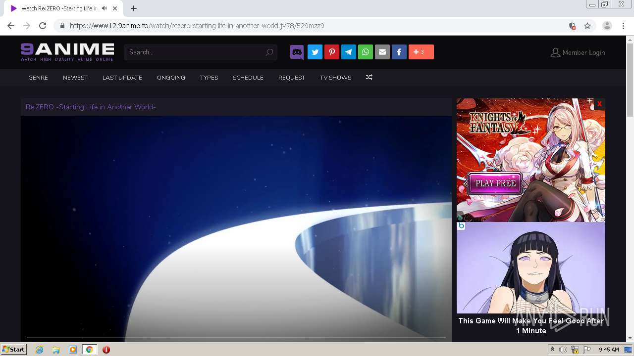 Malware analysis http://www12.9anime.to/ Malicious activity | ANY.RUN -  Malware Sandbox Online