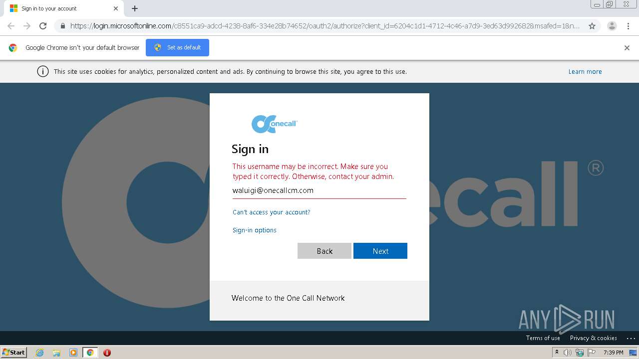 Malware analysis https://login.microsoftonline.com/c8551ca9-adcd-4238 ...