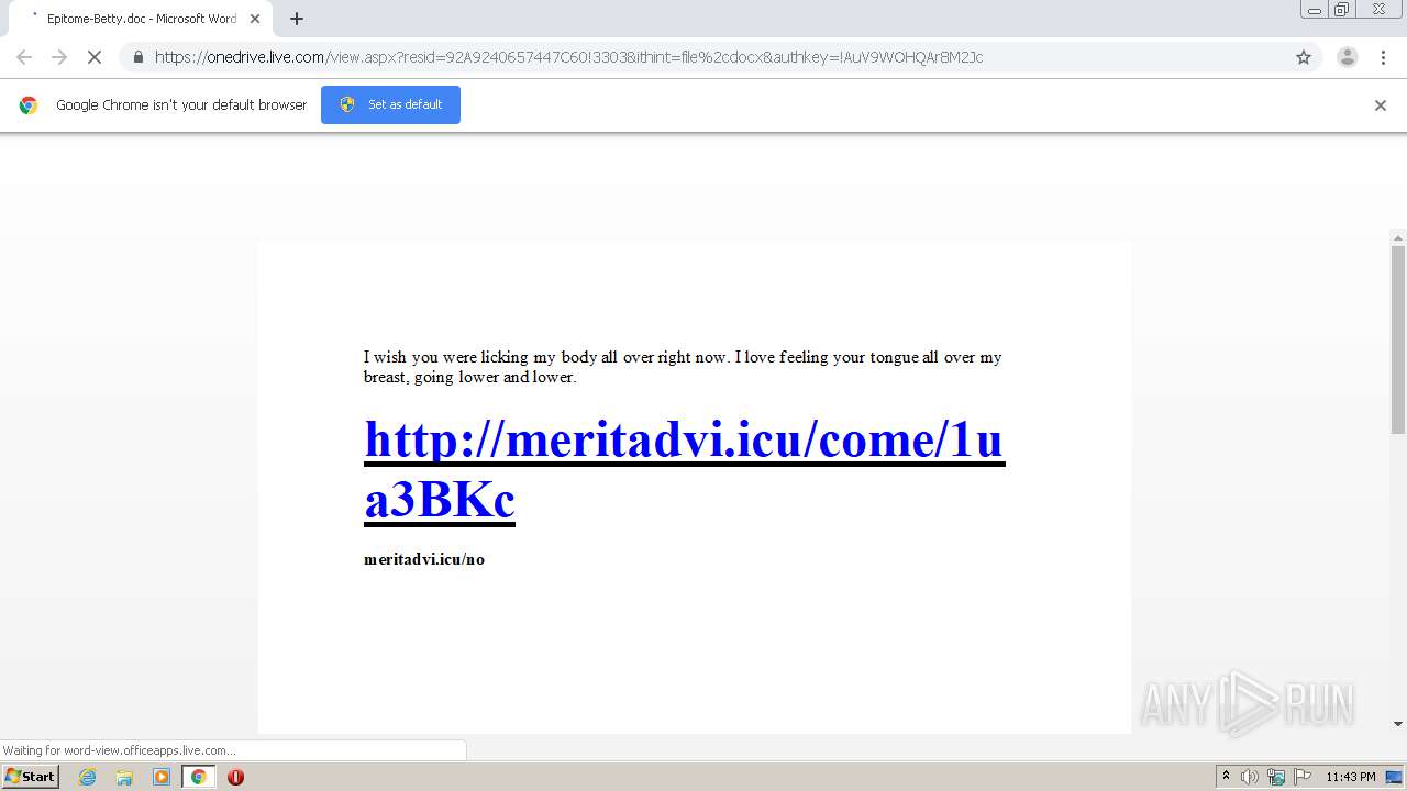 Malware analysis https://1drv.ms/w/s!BGB8RFcGJKmSmWflfVjh0AK_DNiX?e ...