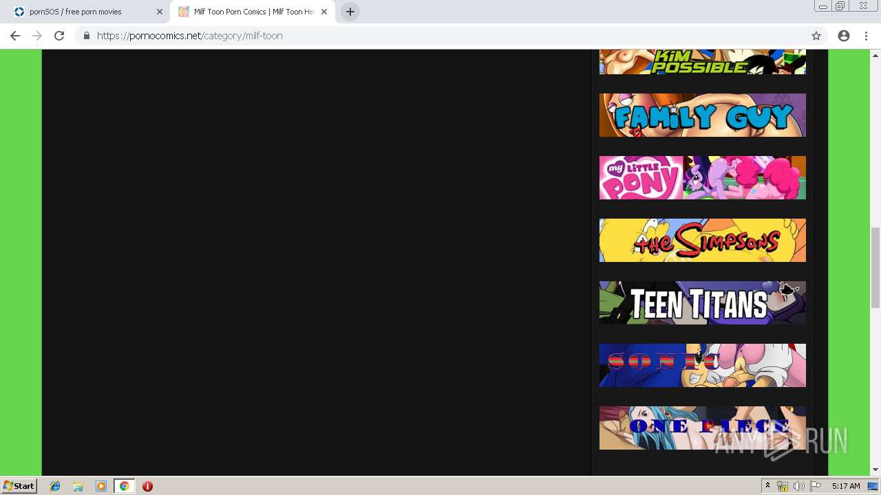 Malware analysis http://pornocomics.net/category/milf-toon Malicious  activity | ANY.RUN - Malware Sandbox Online