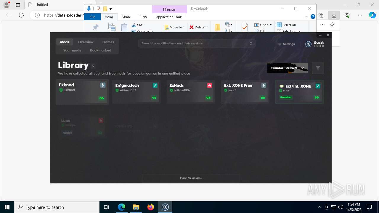 Malware analysis https://data.exloader.net/ExLoader_Installer.exe ...