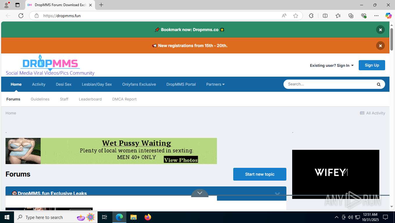 Fun Malware Malware analysis dropmms.fun Malicious activity | ANY.RUN - Malware ...