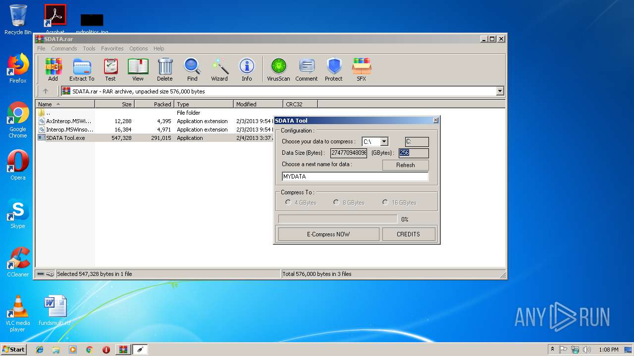 sdata tool for windows 7