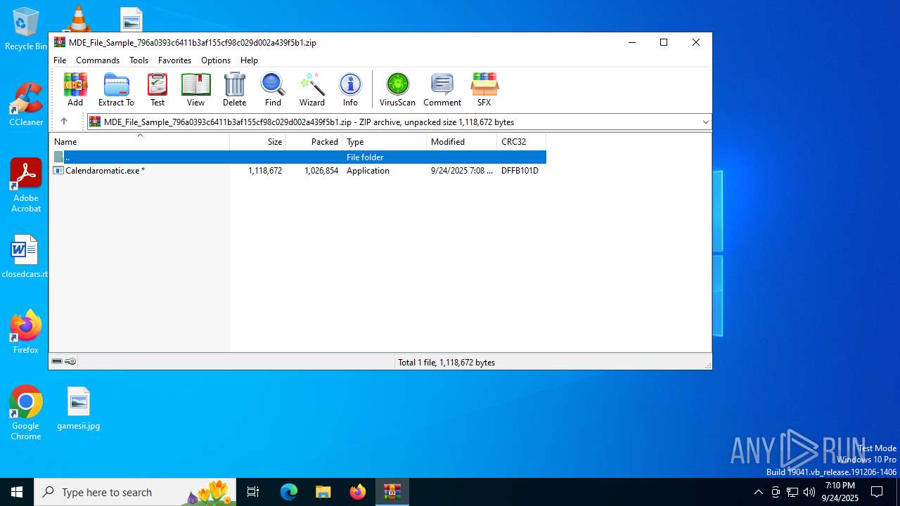 Malware analysis MDE_File_Sample ...