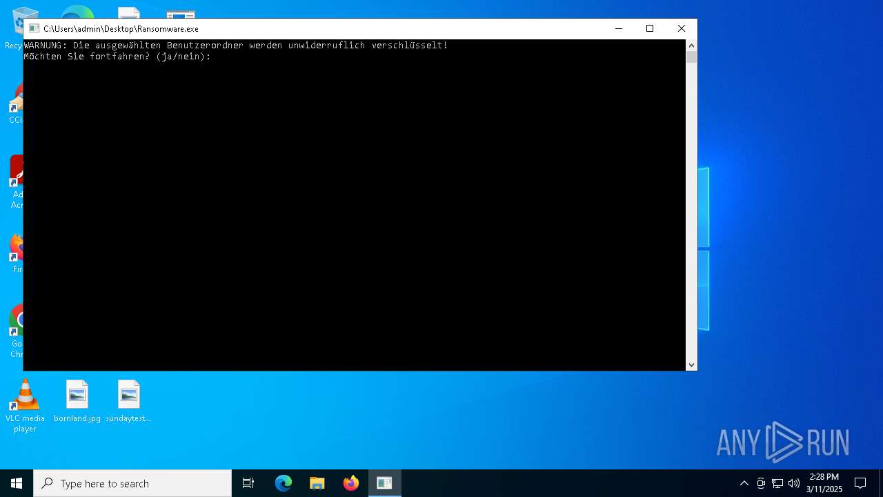 Screen Windows Ransomware Malware analysis Ransomware.exe Malicious activity | ANY.RUN - Malware ...